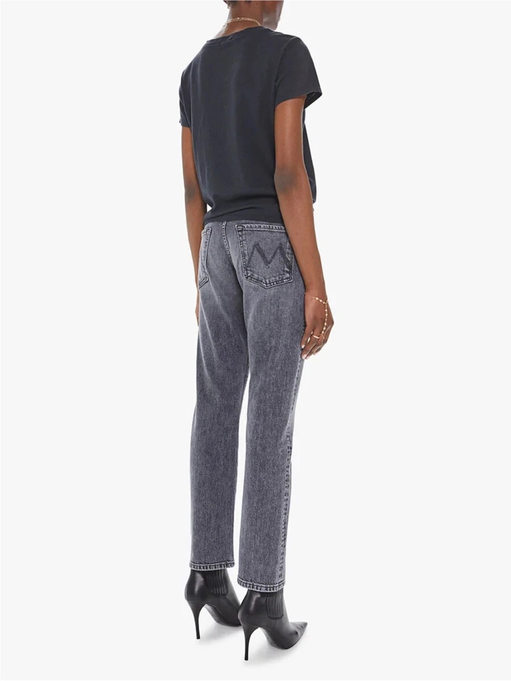 Mother Hiker Hover gray denim - Picture 5 of 9